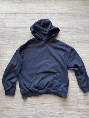 Old Navy Kids Dark Navy Pullover Hoodie Size 10/12